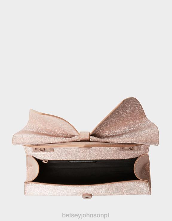champanhe bolsa conversível arco angular H6X06249 Betsey Johnson mulheres acessórios