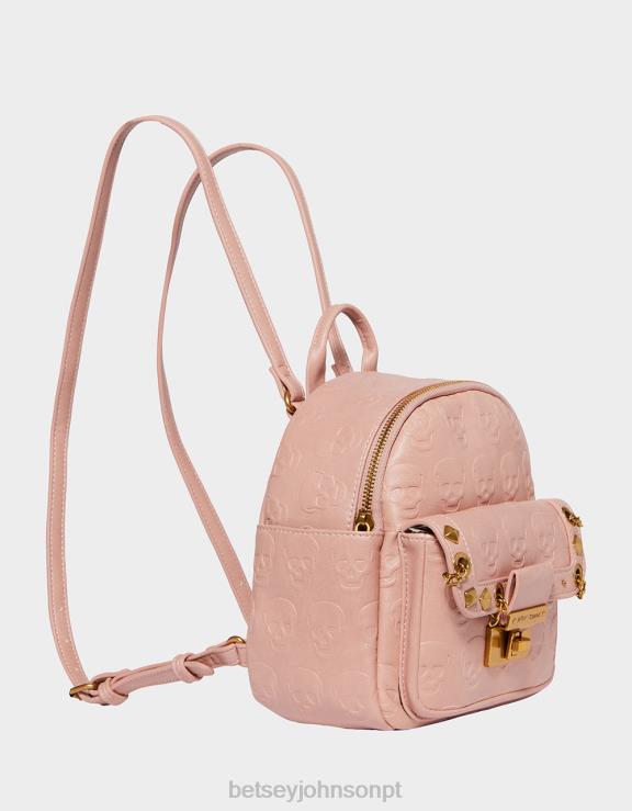 corar mini mochila de caveira sem cérebro H6X06258 Betsey Johnson mulheres acessórios