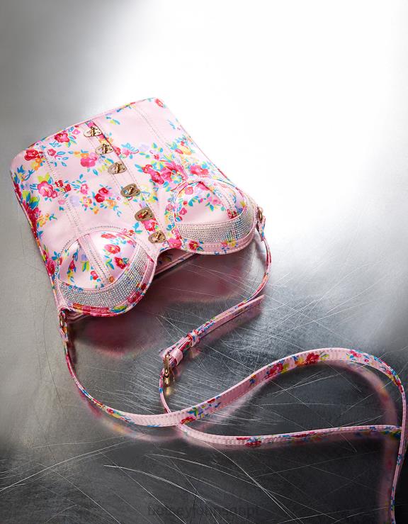 floral kitsch de espartilhos amor crossbody H6X06220 Betsey Johnson mulheres acessórios