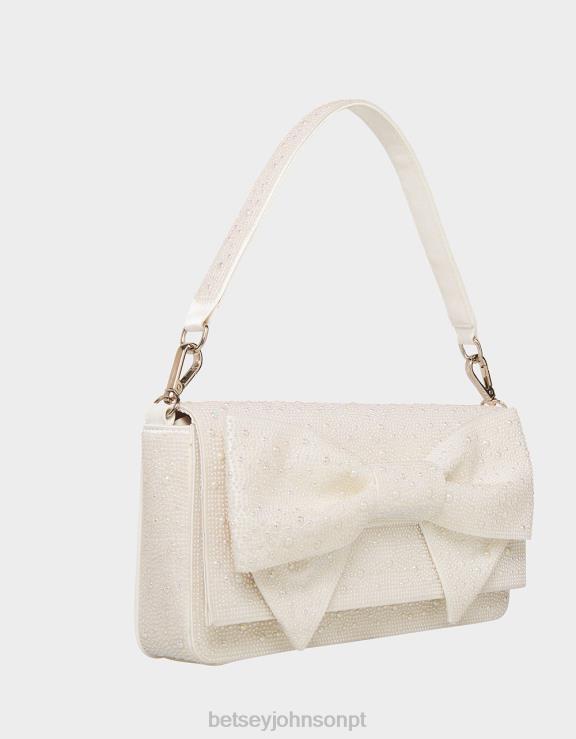 marfim saco de arco conversível H6X06218 Betsey Johnson mulheres acessórios