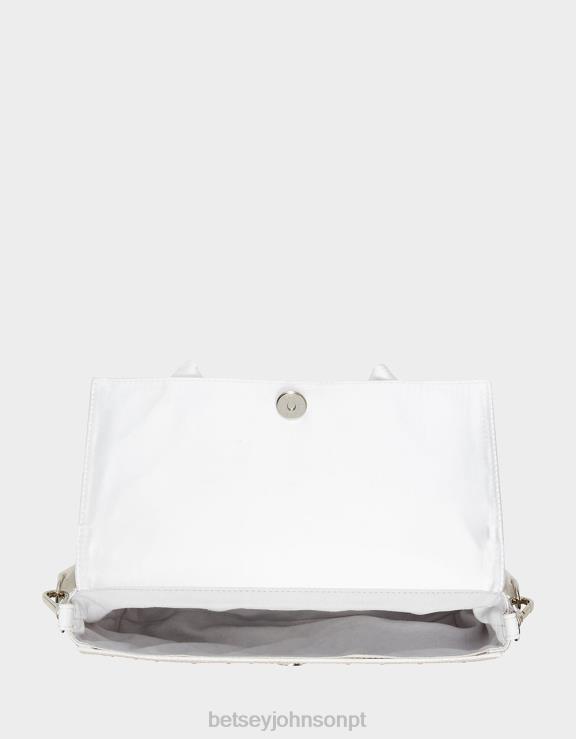 marfim saco de arco conversível H6X06218 Betsey Johnson mulheres acessórios