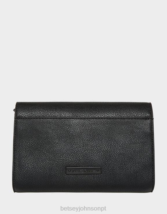 preto xo caveira tiracolo H6X06226 Betsey Johnson mulheres acessórios