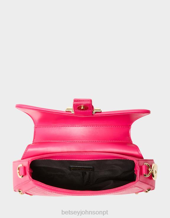 rosa bolsa tiracolo easy there tigre H6X06261 Betsey Johnson mulheres acessórios