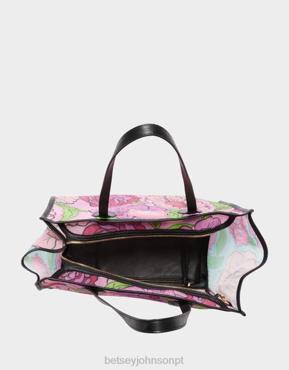 rosa malha ao redor da bolsa H6X06232 Betsey Johnson mulheres acessórios
