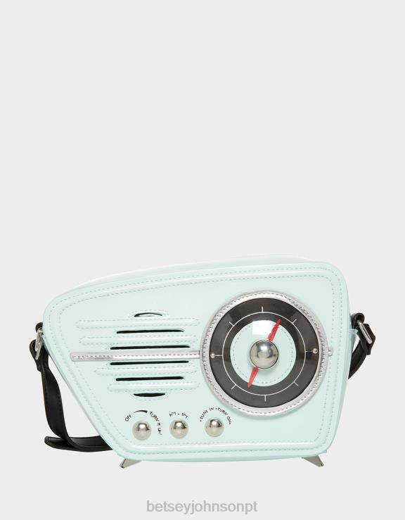 verde kitsch rádio ativo crossbody menta H6X06222 Betsey Johnson mulheres acessórios