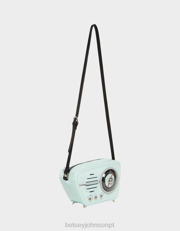 verde kitsch rádio ativo crossbody menta H6X06222 Betsey Johnson mulheres acessórios