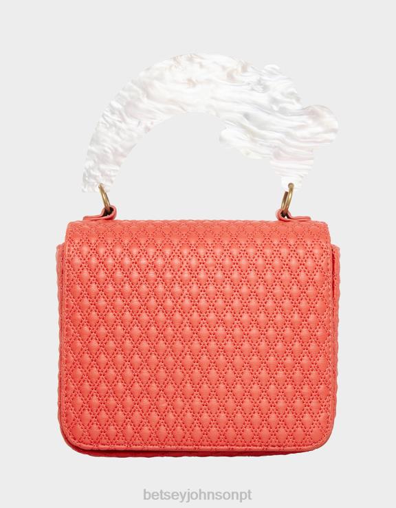 vermelho bolsa de aba de alça frutada H6X06214 Betsey Johnson mulheres acessórios