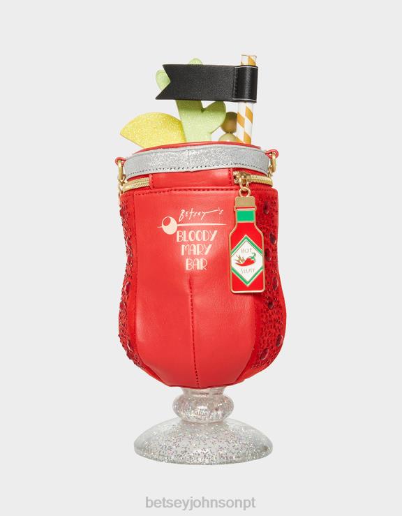 vermelho kitsch bloody mary H6X06212 Betsey Johnson mulheres acessórios