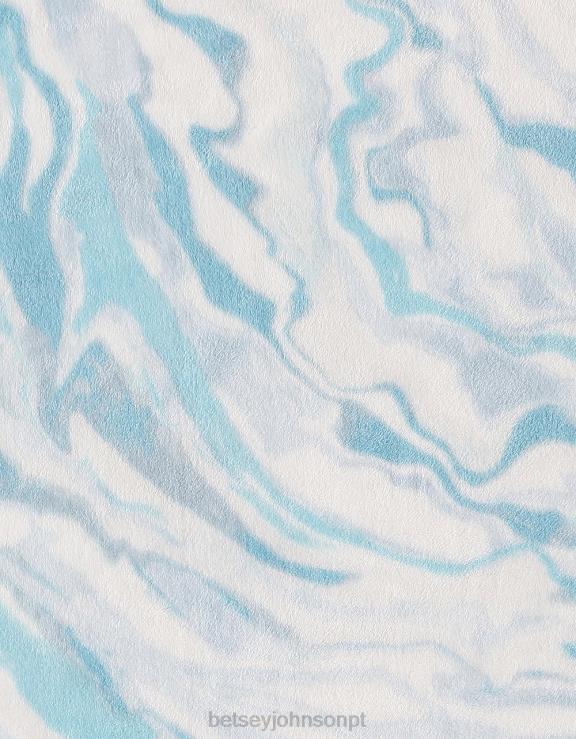 multi cobertor azul mármore H6X06411 Betsey Johnson mulheres acessórios