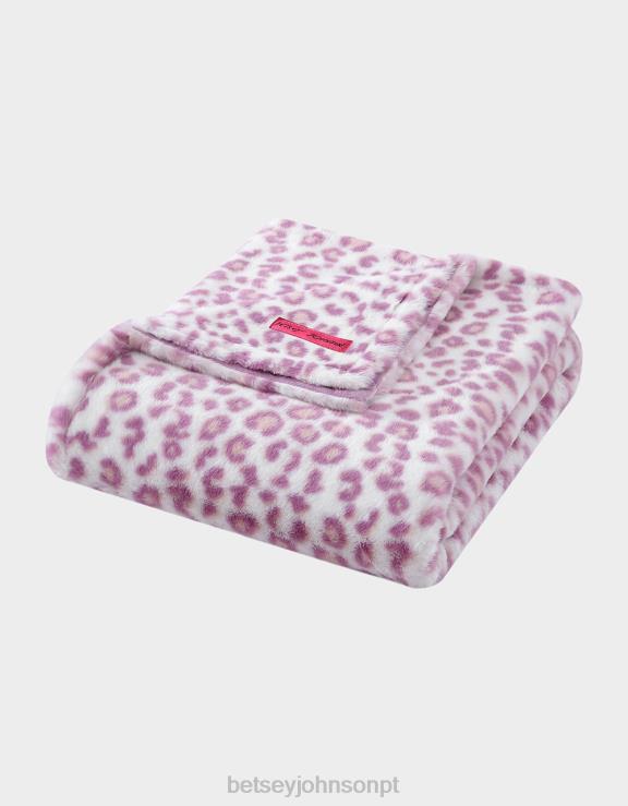 multi cobertor de leopardo H6X06422 Betsey Johnson mulheres acessórios