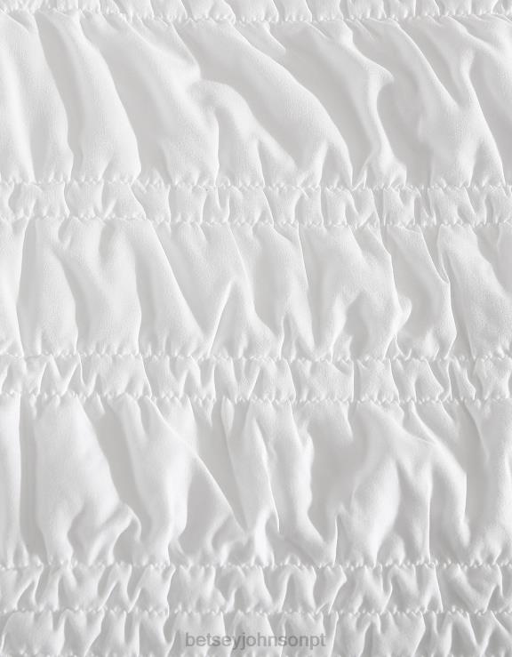 multi conjunto falso de colcha queen boudoir branco sólido completo H6X06419 Betsey Johnson unissex acessórios