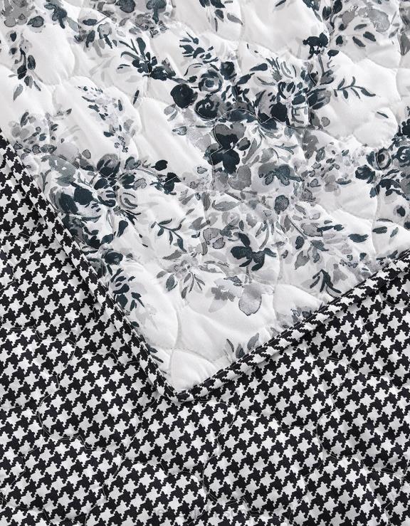 preto conjunto sham quilt queen completo vinhedo floral H6X06415 Betsey Johnson unissex acessórios