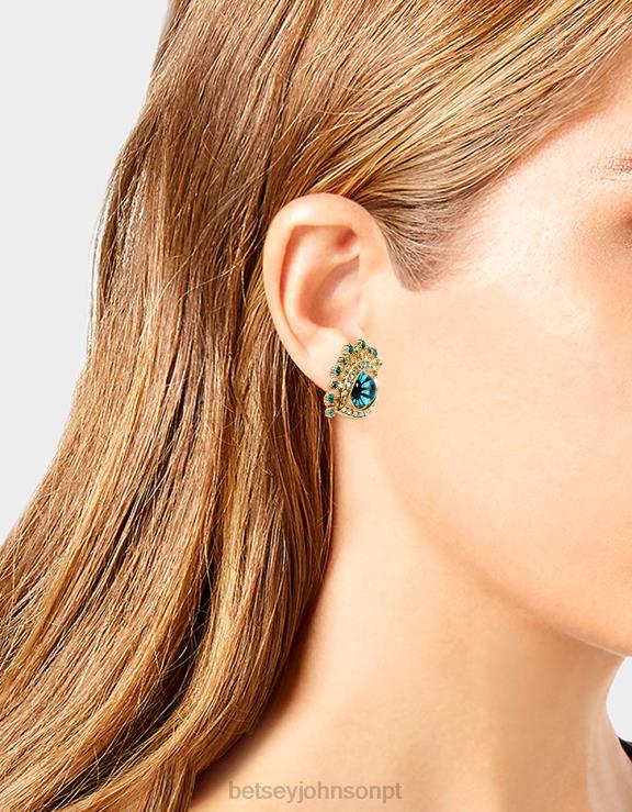 multi brincos de olho H6X06335 Betsey Johnson mulheres joia