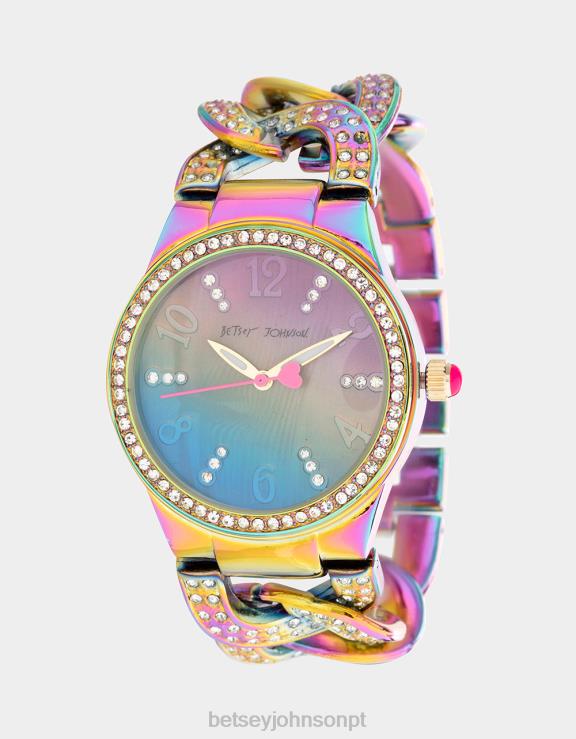 multi relógio betsey time ligado H6X06323 Betsey Johnson mulheres joia