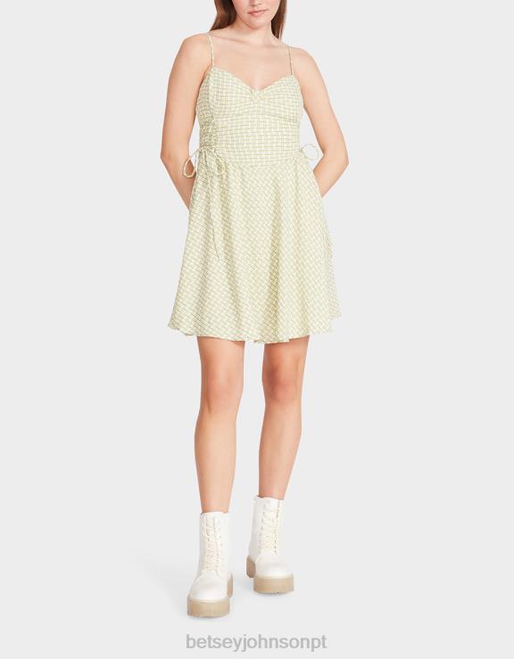 Lima bella mini vestido de bolinhas H6X06299 Betsey Johnson mulheres roupas