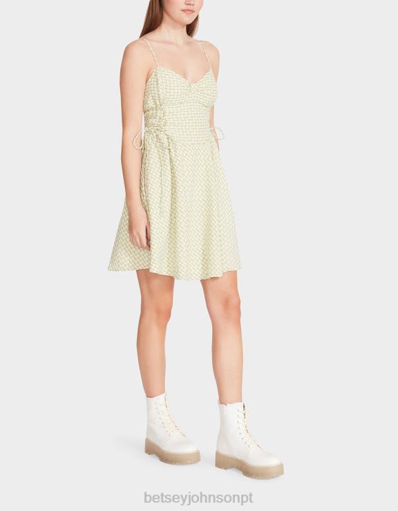 Lima bella mini vestido de bolinhas H6X06299 Betsey Johnson mulheres roupas