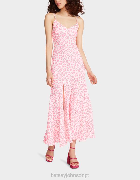 branco vestido midi addison H6X06270 Betsey Johnson mulheres roupas