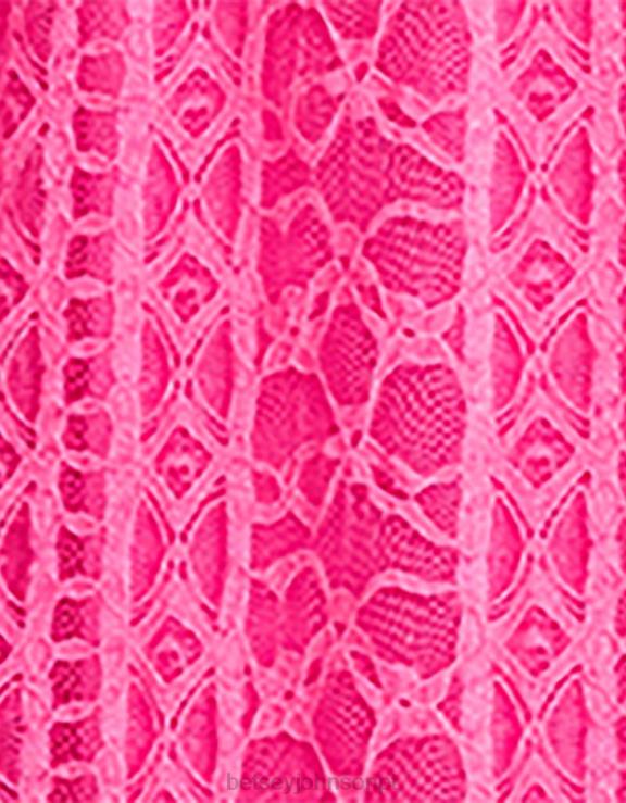 rosa vestido midi espartilho ava H6X06285 Betsey Johnson mulheres roupas