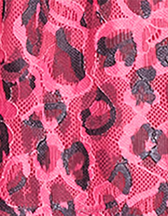 rosa wild n out espartilho de renda midi quente H6X06276 Betsey Johnson mulheres roupas