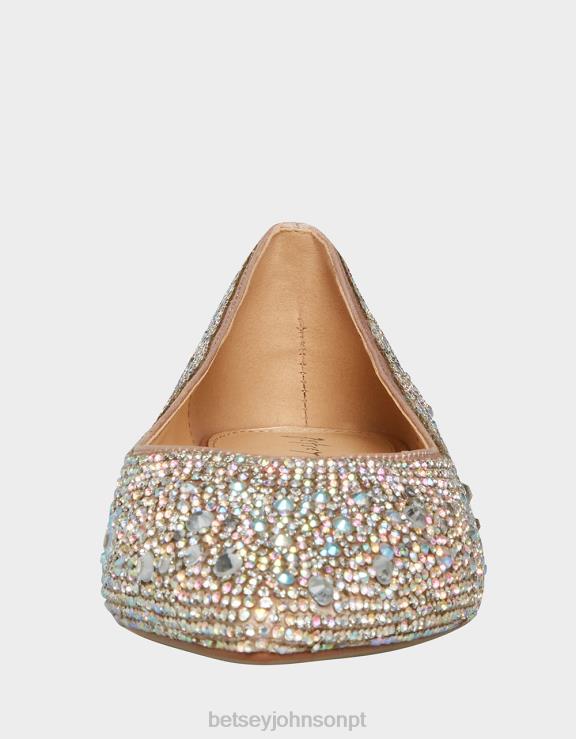 cetim nude sb-jude H6X0699 Betsey Johnson mulheres sapato