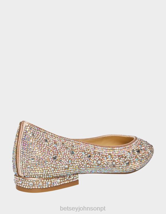 cetim nude sb-jude H6X0699 Betsey Johnson mulheres sapato