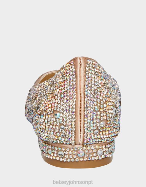 cetim nude sb-jude H6X0699 Betsey Johnson mulheres sapato