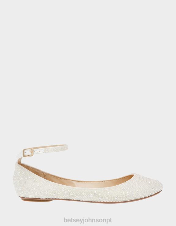 marfim ás H6X06132 Betsey Johnson mulheres sapato