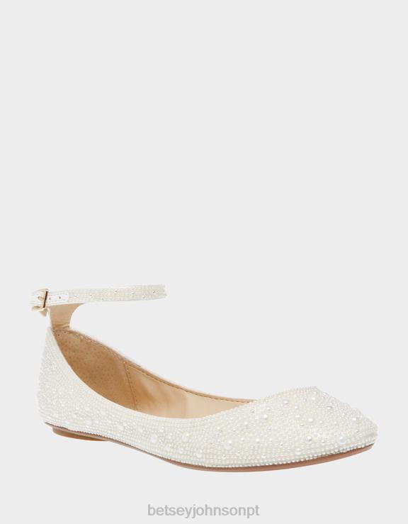 marfim ás H6X06132 Betsey Johnson mulheres sapato