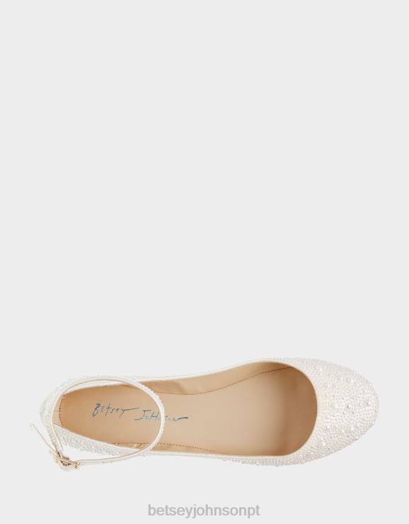 marfim ás H6X06132 Betsey Johnson mulheres sapato