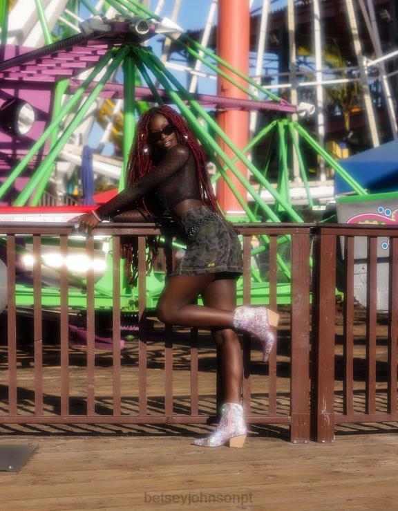 floral multi divaf H6X0641 Betsey Johnson mulheres sapato