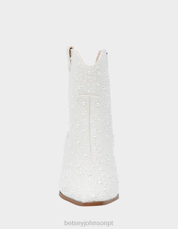 marfim divã H6X0637 Betsey Johnson mulheres sapato