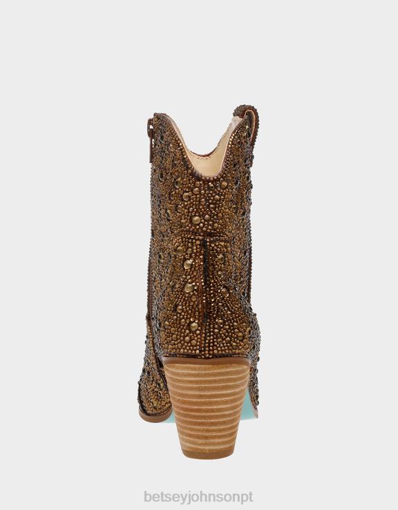 marrom divã H6X0694 Betsey Johnson mulheres sapato