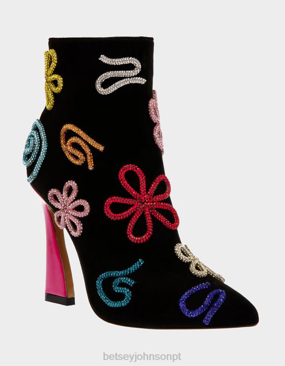 multi silva preta H6X06145 Betsey Johnson mulheres sapato