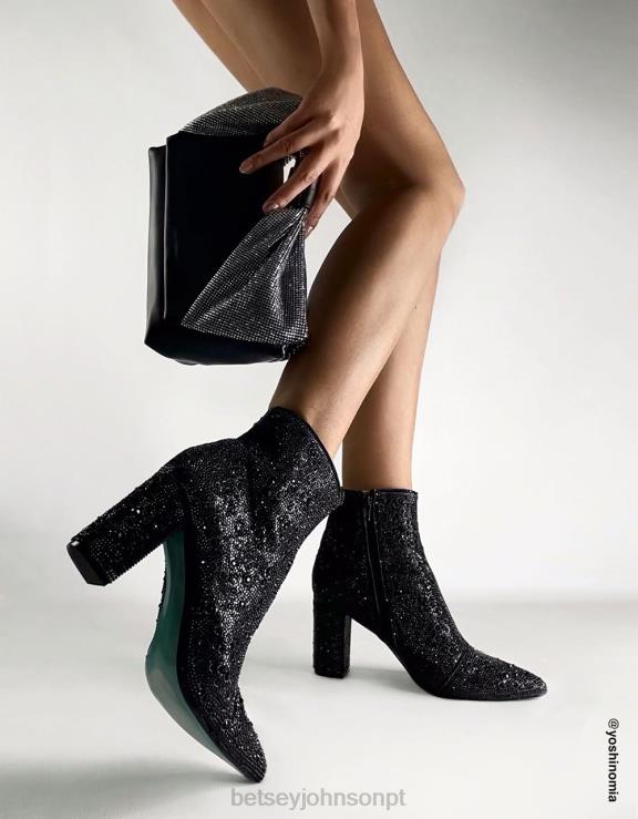 preto cadeirão H6X0661 Betsey Johnson mulheres sapato