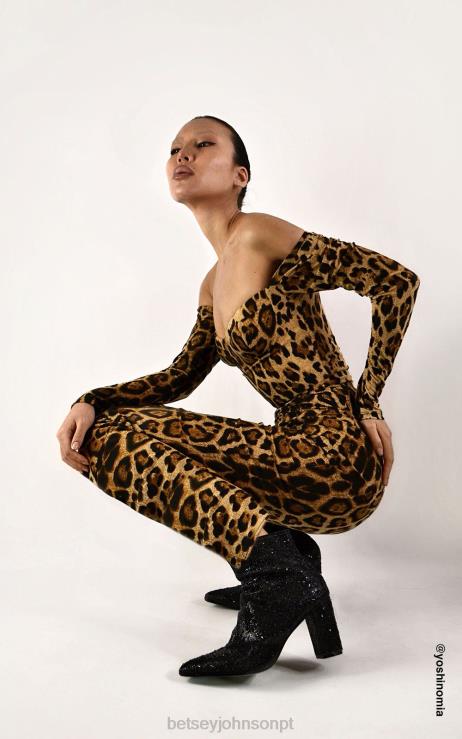 preto cadeirão H6X0661 Betsey Johnson mulheres sapato