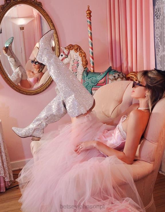 strass rodeio H6X0611 Betsey Johnson mulheres sapato