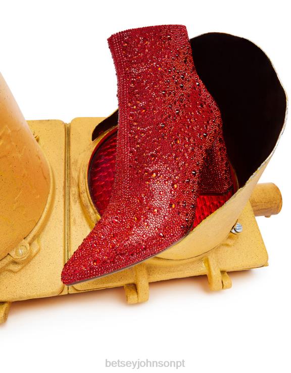 vermelho cadeirão H6X0621 Betsey Johnson mulheres sapato