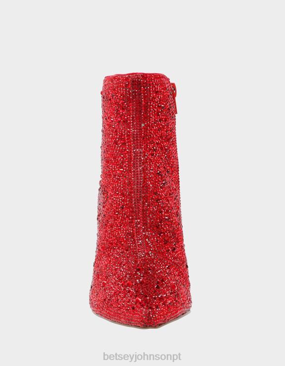 vermelho cadeirão H6X0621 Betsey Johnson mulheres sapato