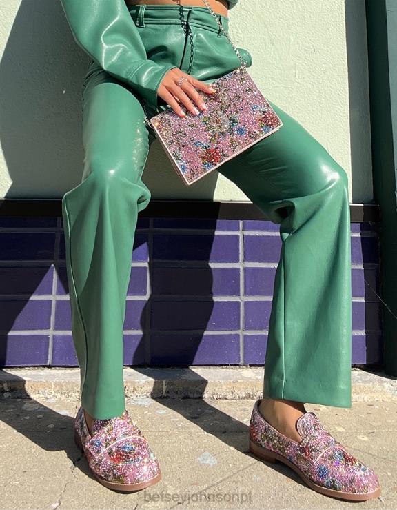 floral multi aron H6X0610 Betsey Johnson mulheres sapato