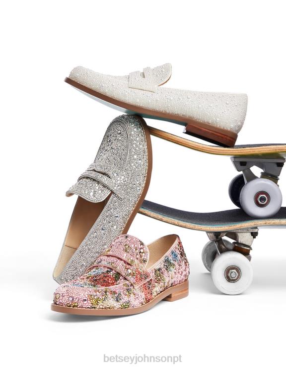 marfim aron H6X0678 Betsey Johnson mulheres sapato