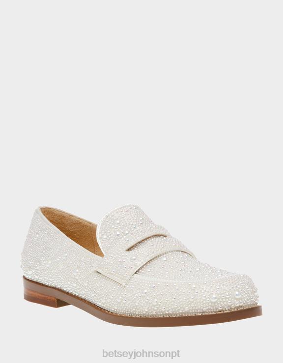 marfim aron H6X0678 Betsey Johnson mulheres sapato