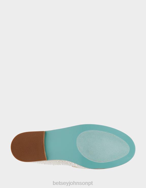 marfim aron H6X0678 Betsey Johnson mulheres sapato