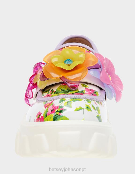 multi vinie floral H6X0653 Betsey Johnson mulheres sapato