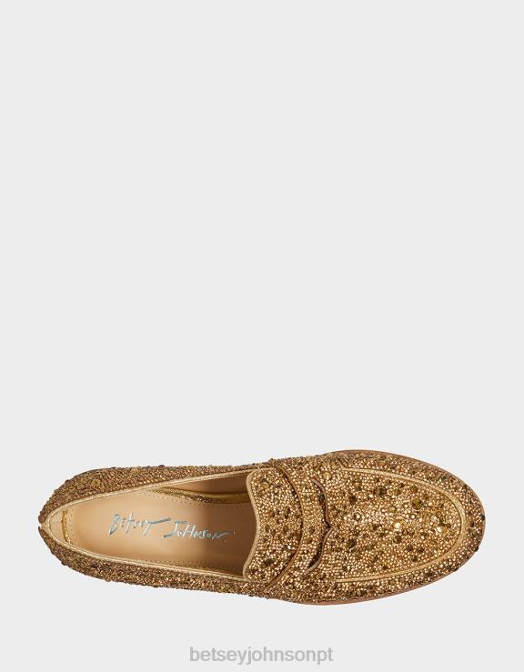ouro aron H6X0692 Betsey Johnson mulheres sapato