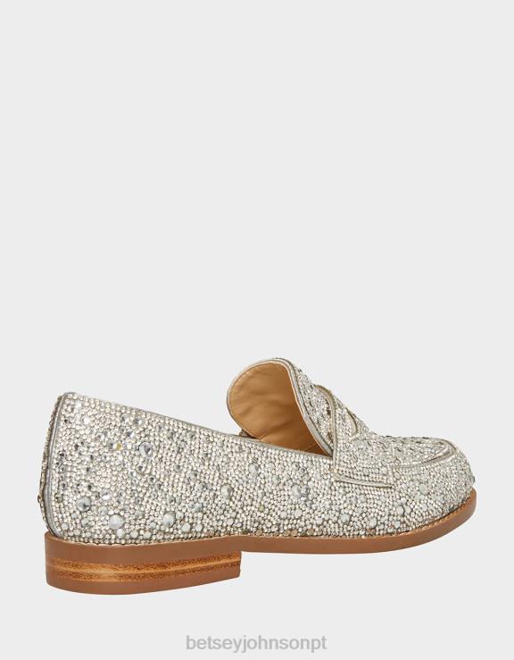 prata aron H6X0616 Betsey Johnson mulheres sapato