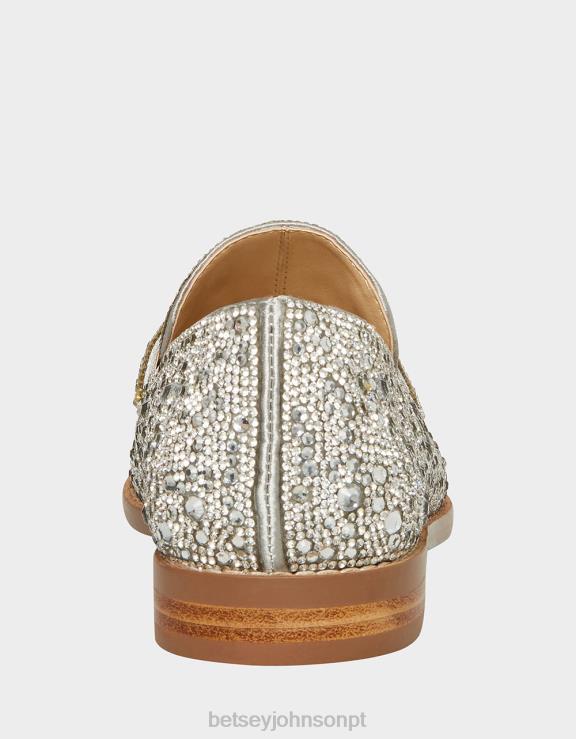 prata aron H6X0616 Betsey Johnson mulheres sapato