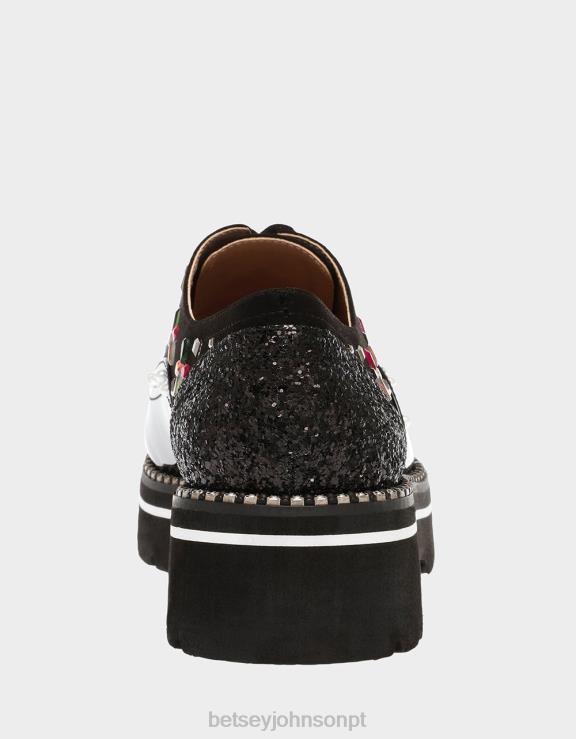 preto multi pixxy H6X06167 Betsey Johnson mulheres sapato