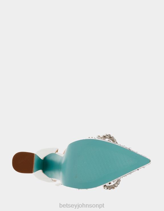 branco querida H6X0683 Betsey Johnson mulheres sapato