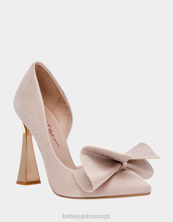 champanhe nobre H6X0662 Betsey Johnson mulheres sapato