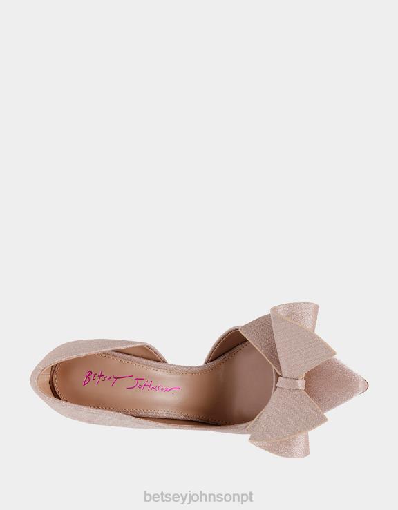 champanhe nobre H6X0662 Betsey Johnson mulheres sapato